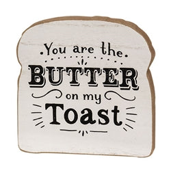 Butter On My Toast Block Sitter 2 Asstd.