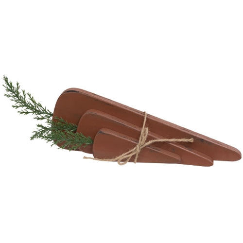 3/Set Wooden Carrot Bundle