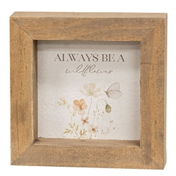 Wildflower Sayings Mini Frame 3 Asstd.