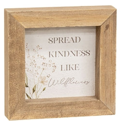 Wildflower Sayings Mini Frame 3 Asstd.