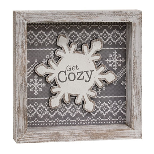 Get Cozy Snowflake Sweater Frame