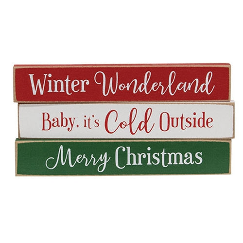 Baby It's Cold Outside Mini Stick 3 Asstd.