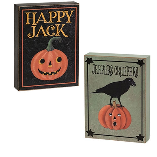 Happy Jack Vintage Look Box Sign 2 Asstd.