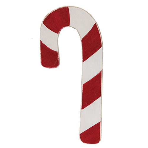 Wooden Candy Cane Hanger 6"