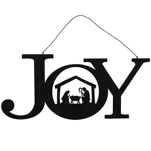 Nativity Silhouette "Joy" Hanger