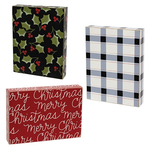 3/Set Nesting Christmas Gift Box Risers