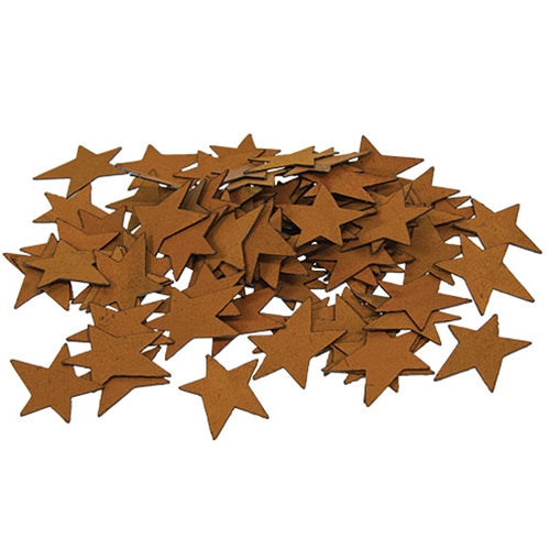 100/Pkg Rusty Tin Stars 1-1/4"