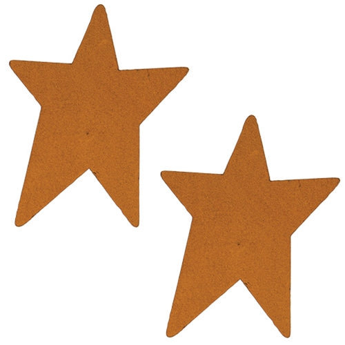2/Pkg Rusty Tin Stars 3"