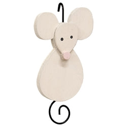 7/Set - Grandma's Little Squeakers Heart w/Mouse Name Hangers