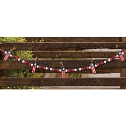 Wooden Beaded Firecracker Garland