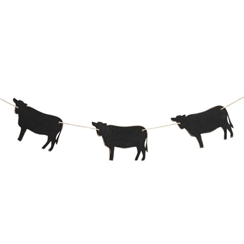 Cows Mini Wooden Garland