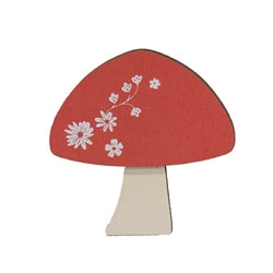 4/Set - Floral Mushroom Magnets