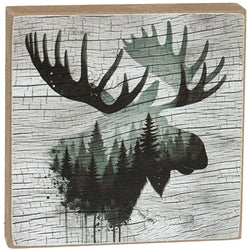 Woodland Forest Animal 4" Square Block - 3 Asstd.