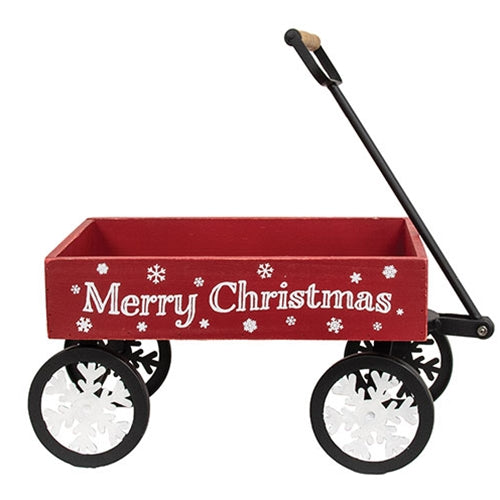 Merry Christmas Red Wagon