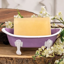 Lilac Iron Bathtub Soap Dish