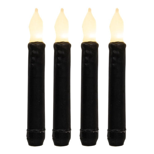 4/Set Black Gloss Timer Tapers