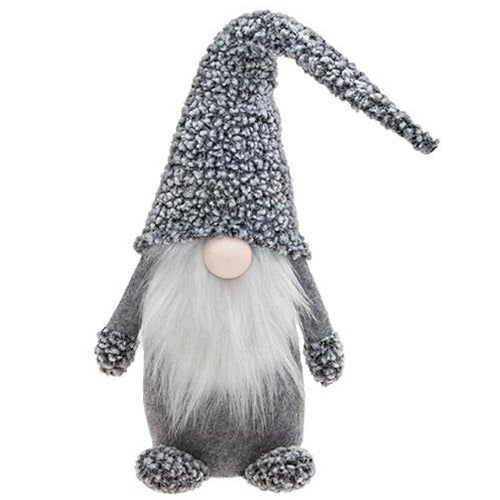 *Large Gray Hat Santa Gnome