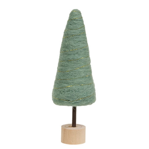 Sage Green Felted Wool Tree Medium