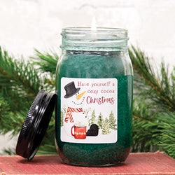 Have Yourself A Cozy Cocoa Christmas Balsam Fir Pint Jar Candle