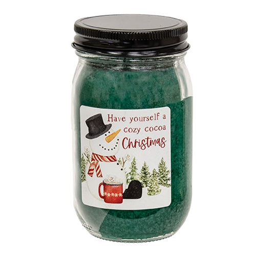 Have Yourself A Cozy Cocoa Christmas Balsam Fir Pint Jar Candle