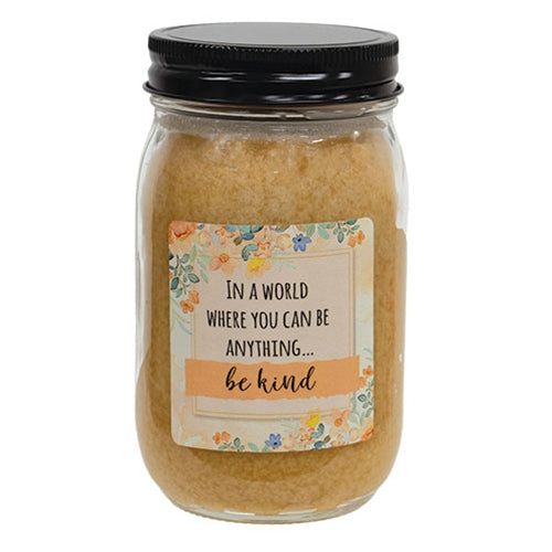 In A World Where You Can Be Anything Warm Pretzel Pint Jar Candle
