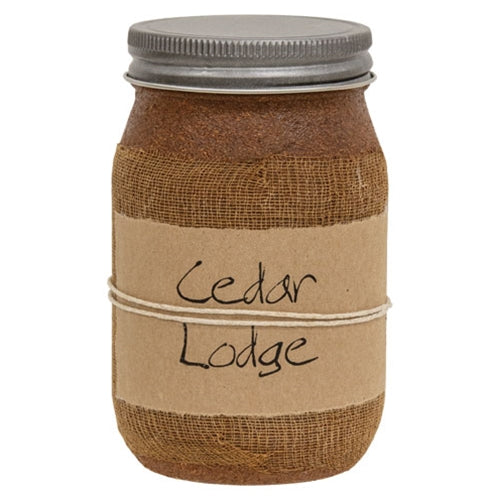 Cedar Lodge Jar Candle 16oz