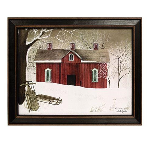 New Fallen Snow Framed Print 12x16