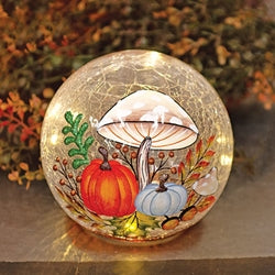 Light Up Mushroom Ball Ornament
