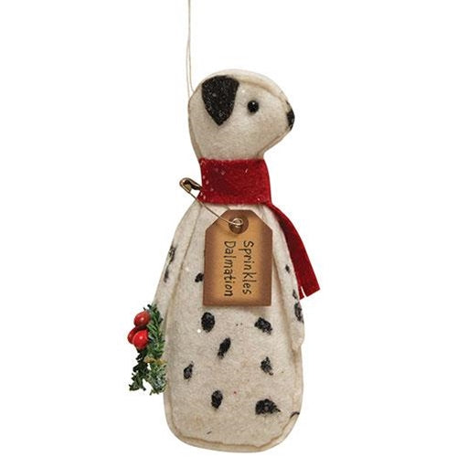 Sprinkles Dalmation Ornament