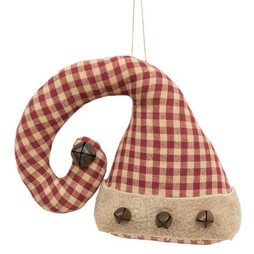 Gingham Santa Hat