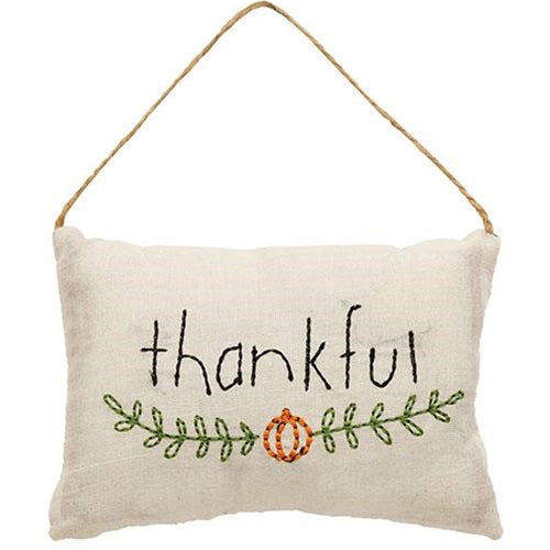 Thankful Pillow Ornament