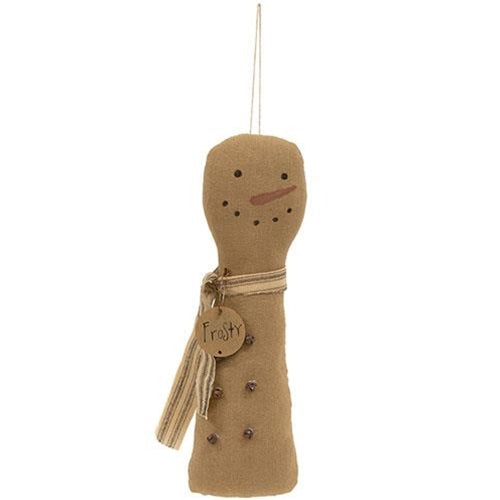 Primitive Frosty Jingles Snowman Hanger