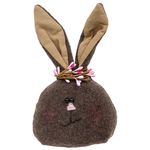 Brown Bunny Head w/Pip Headband Doll