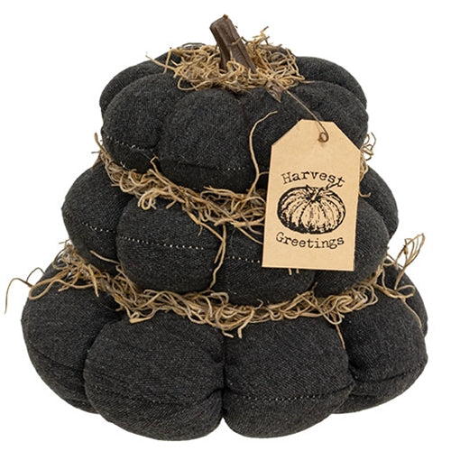 Harvest Greetings Stuffed Pumpkin Stack