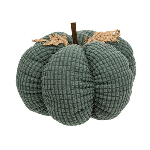 Teal Waffle Weave Pumpkin Large