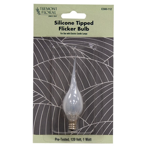 Silicone Tipped Flicker Bulb 1W