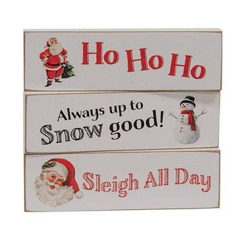 Sleigh All Day Thin Mini Block 3 Asstd.