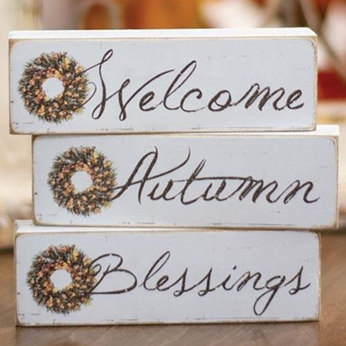 Blessings Autumn Welcome Block 3 asstd.