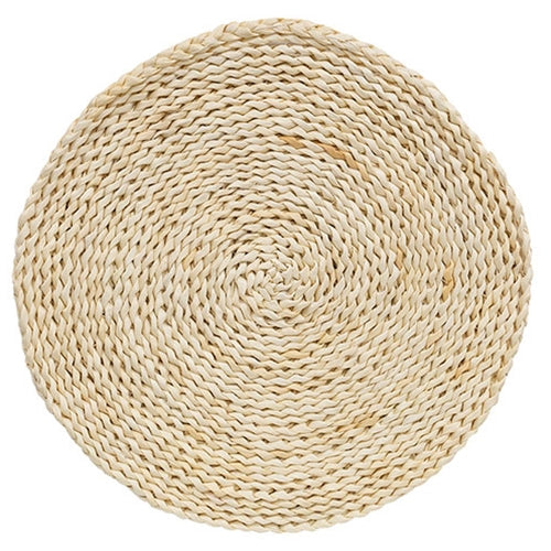 Natural Corn Husk Round Table Mat