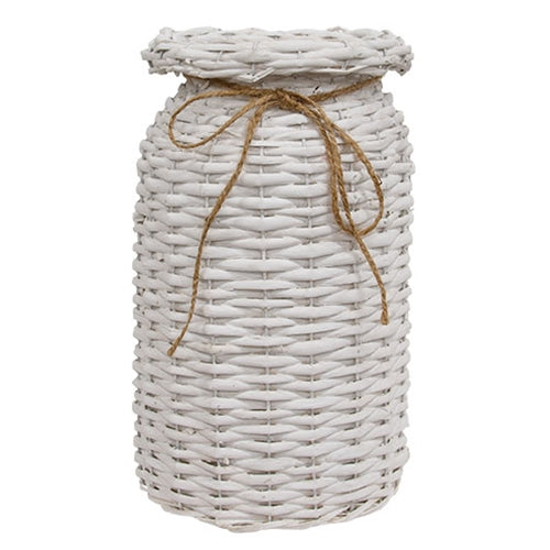 White Willow Milk Can Basket