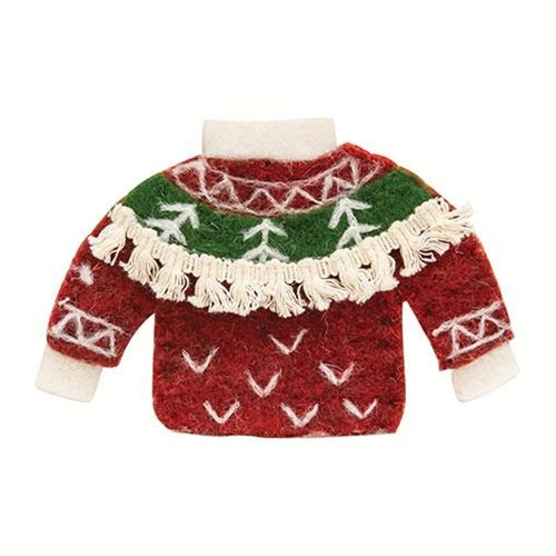 Christmas Sweater Felted Ornament