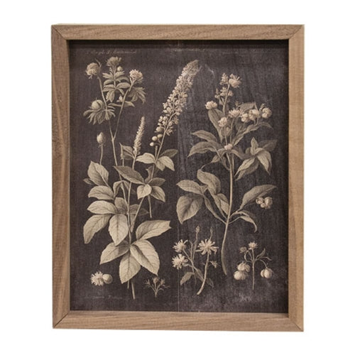 Vintage Neutral Floral Framed Print