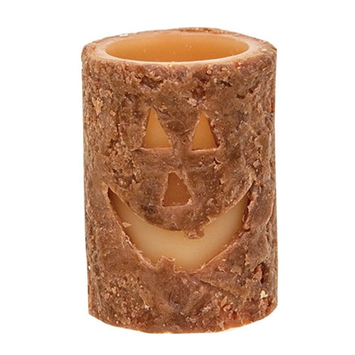 Jack-O'-Lantern Votive Timer Pillar 2" x 3"