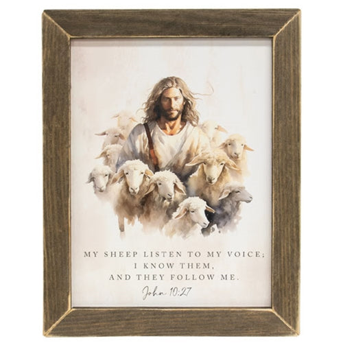 John 10:27 Framed Print 12x16