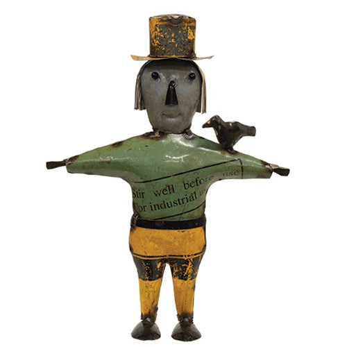 Vintage Metal Standing Hank Scarecrow