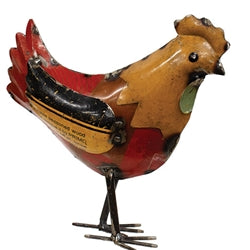 Vintage Metal Standing Chicken