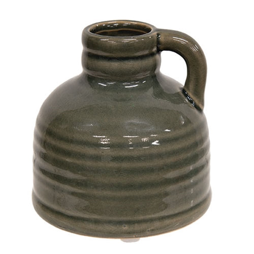 Small Dark Blue Porcelain Jug w/Handle