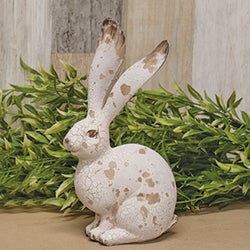 Antiqued Carved Look Resin Jackrabbit