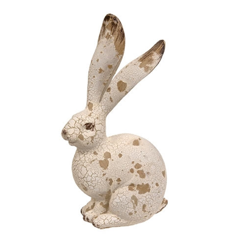 Antiqued Carved Look Resin Jackrabbit