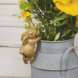 Resin Bunny Planter Hanger